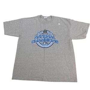North Carolina Tar Heels 2009 National Champions T-Shirt Gray XL